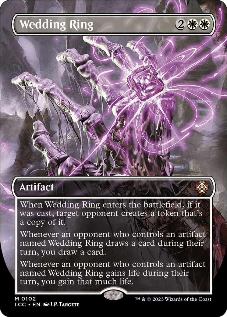 Wedding Ring (Borderless) [The Lost Caverns of Ixalan Commander]