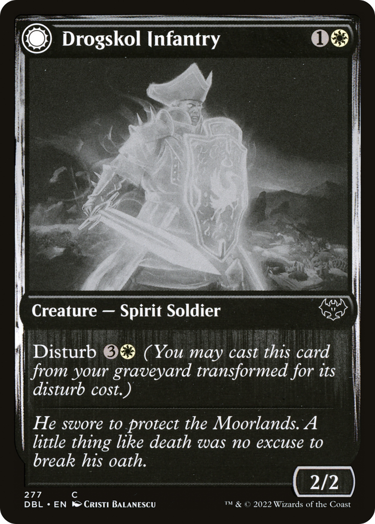 Drogskol Infantry: (Double Faced Transform) [Innistrad: Double Feature]