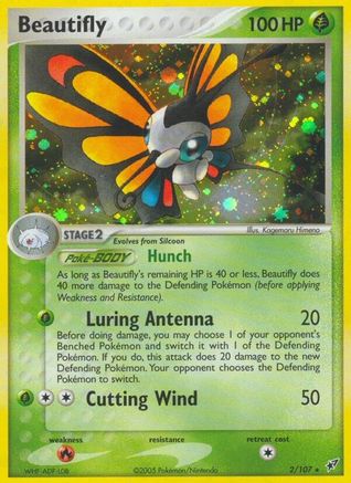 Beautifly - 2/107 [Deoxys] - Reverse Holofoil