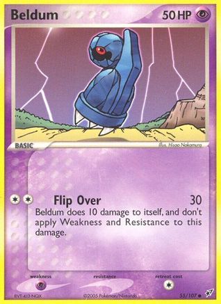 Beldum - 55/107 [Deoxys] - Reverse Holofoil
