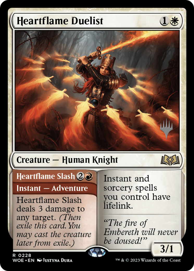 Heartflame Duelist [Wilds of Eldraine Promos]