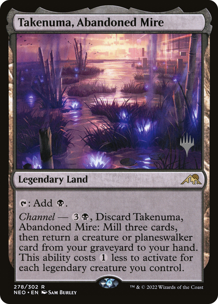 Takenuma, Abandoned Mire - [Kamigawa: Neon Dynasty Promos]