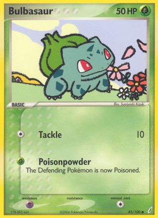 Bulbasaur - 045/100 [EX Crystal Guardians] - Reverse Holofoil