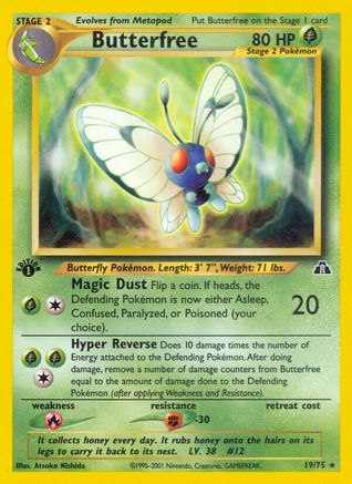 Butterfree 019 [Neo Discovery]  - 1st Edition