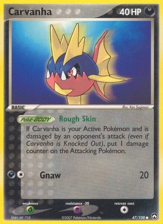 Carvanha - 47/108 [Power Keepers] - Reverse Holofoil