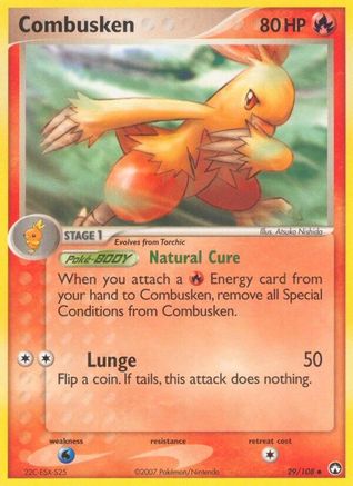 Combusken - 29/108 [Power Keepers] - Reverse Holofoil