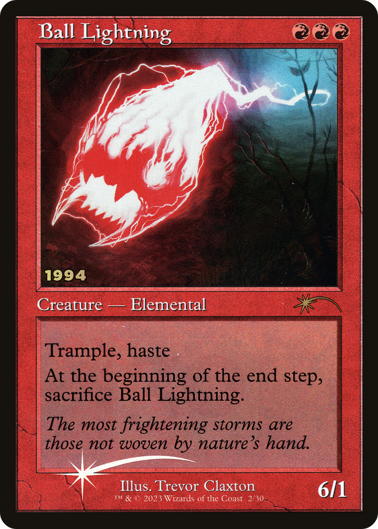 Ball Lightning - 30th Anniversary Play Promos Foil
