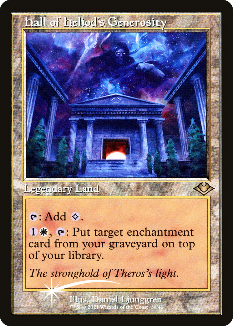 Hall of Heliod's Generosity (Retro Frame) [Modern Horizons 1 Timeshifts] Foil