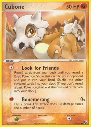 Cubone 051 [Team Rocket Returns]  - Reverse Holofoil