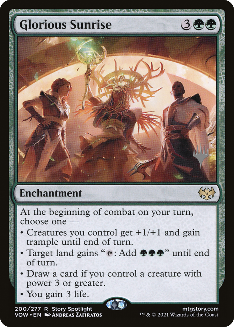 Glorious Sunrise [Innistrad: Crimson Vow Promos]