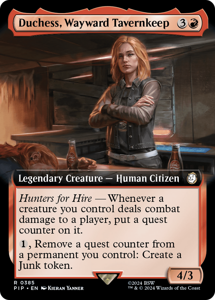Duchess, Wayward Tavernkeep (Extended Art): (Extended Art) [Fallout]