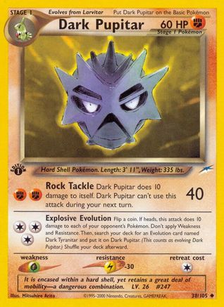 Dark Pupitar - 38/105 [WOTC Neo Destiny] - 1st Edition