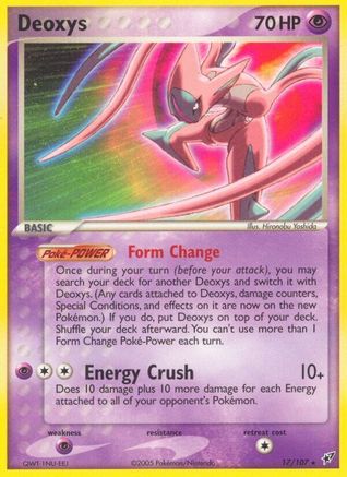 Deoxys - 17/107 (Attack Forme) [Deoxys] - Reverse Holofoil