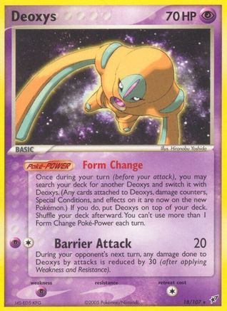 Deoxys - 18/107 (Defense Forme) [Deoxys] - Reverse Holofoil
