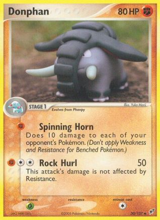 Donphan - 30/107 [Deoxys] - Reverse Holofoil