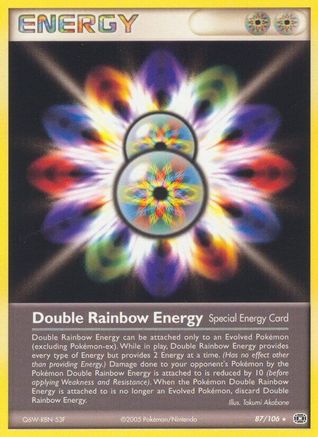 Double Rainbow Energy [Emerald]  - Reverse Holofoil