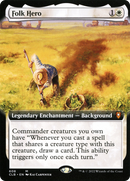 Folk Hero (Extended Art): (Extended Art) [Commander Legends: Battle for Baldur's Gate]
