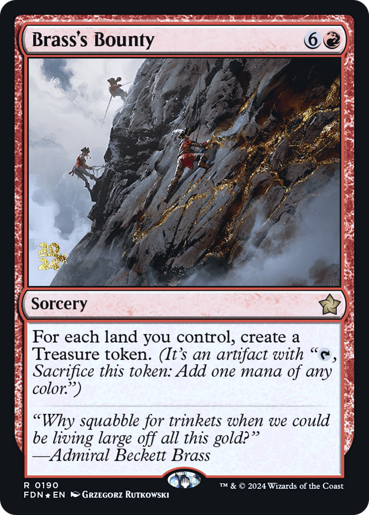 Brass's Bounty (FDN) - Foundations Promos Foil