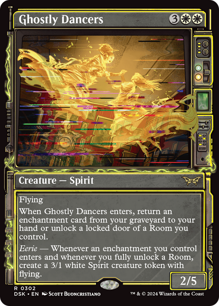 Ghostly Dancers (Showcase): (Showcase) [Duskmourn: House of Horror]