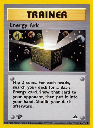 Energy Ark 075 [Neo Discovery]  - 1st Edition