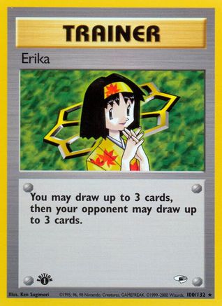 Erika (100) (100) 100  - Unlimited Gym Heroes - Rare
