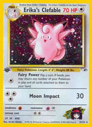 Erika's Clefable 003  - Unlimited Holofoil Gym Heroes - Holo Rare