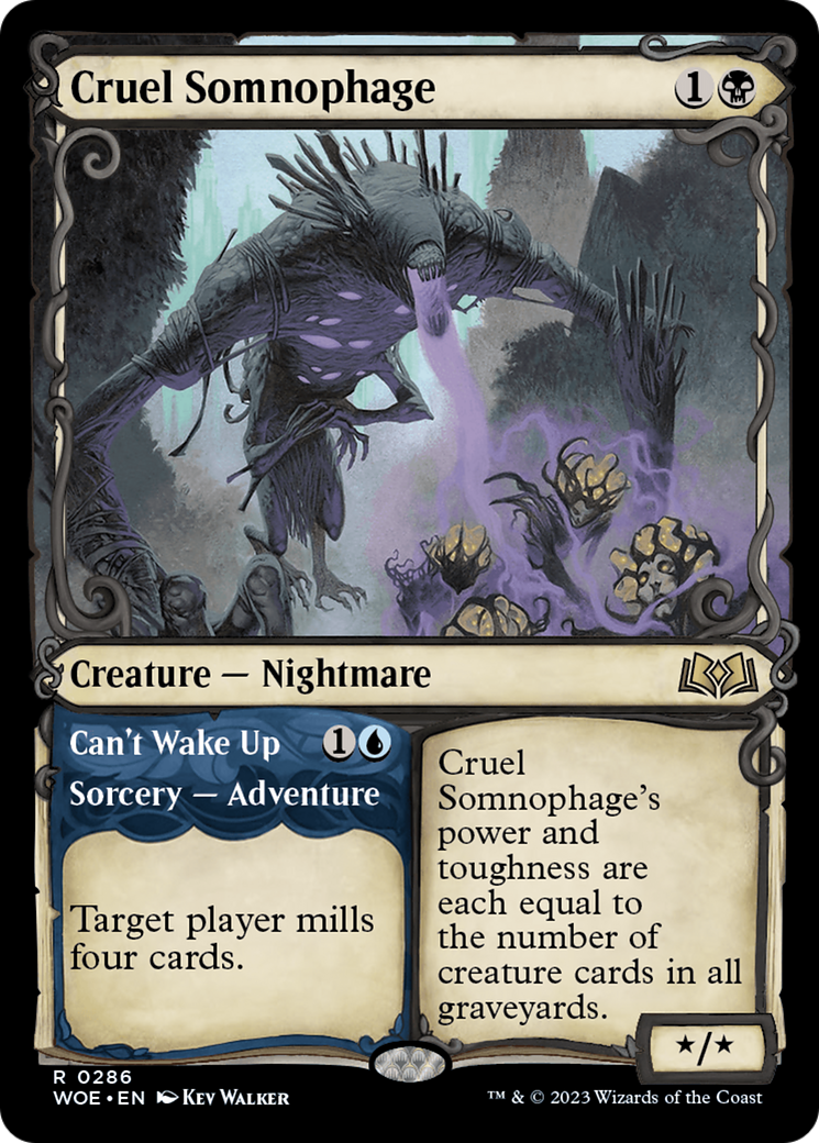 Cruel Somnophage (Showcase): (Showcase) [Wilds of Eldraine]