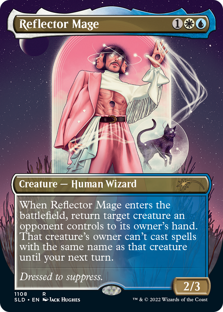 Reflector Mage (Borderless) [Secret Lair Drop]