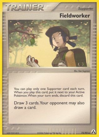 Fieldworker - 73/92 [EX Legend Maker] - Reverse Holofoil