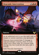 Draconic Intervention (Extended Art) [Strixhaven: School of Mages]