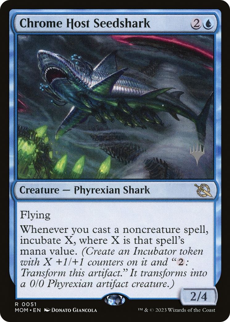 Chrome Host Seedshark [March of the Machine Promos]