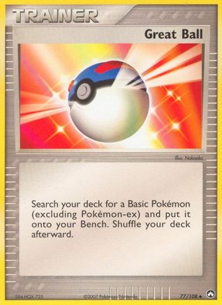 Great Ball - 77/108 [Power Keepers] - Reverse Holofoil