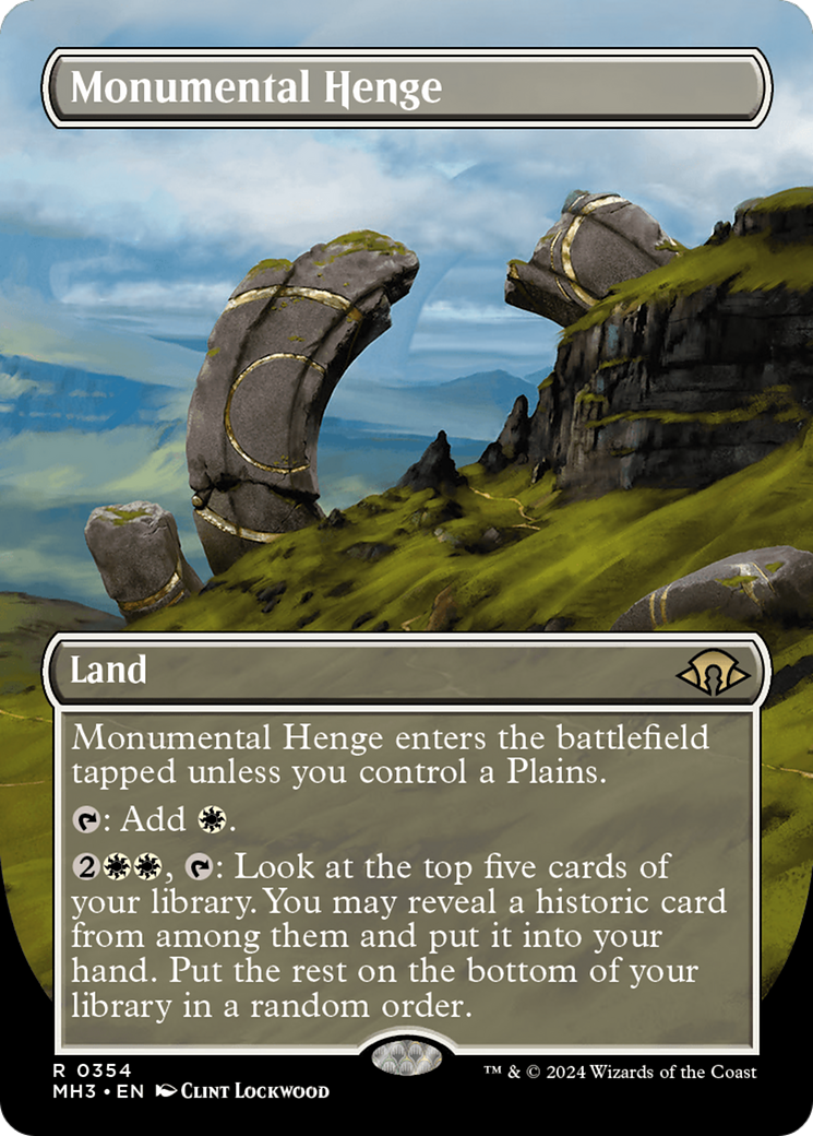 Monumental Henge (Borderless) - [Modern Horizons 3]