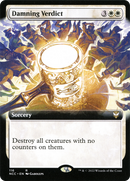 Damning Verdict (Extended Art) [Streets of New Capenna Commander]