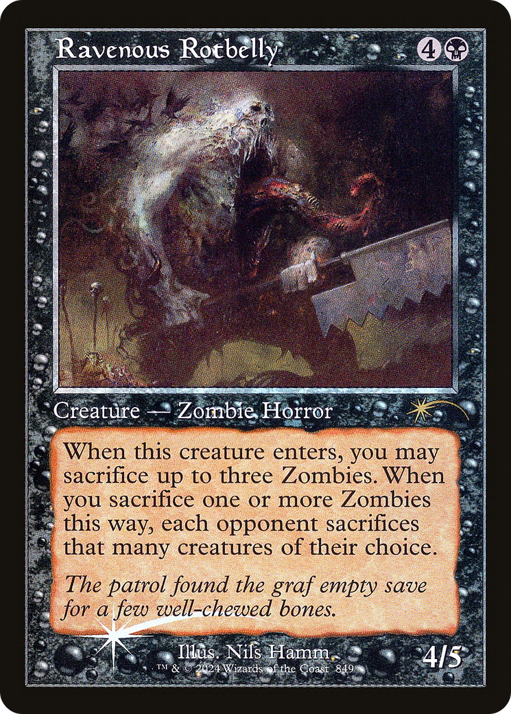 Ravenous Rotbelly (Retro Frame) [Secret Lair Drop] Foil