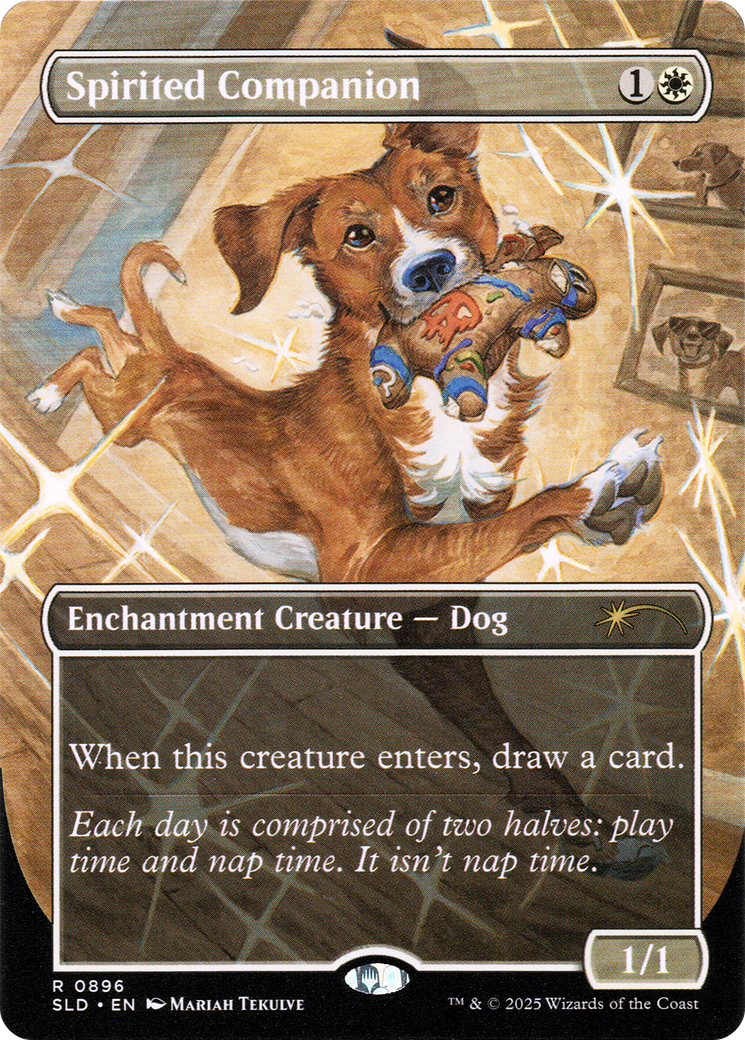 Spirited Companion (0896) [Secret Lair Drop] (Borderless)