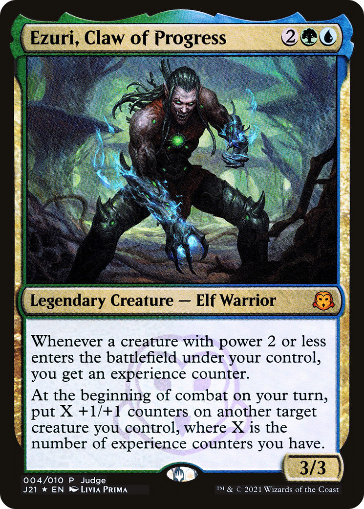 Ezuri, Claw of Progress [Judge Gift Cards 2021] Foil