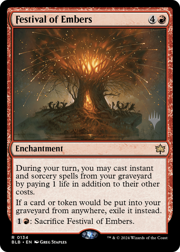 Festival of Embers [Bloomburrow Promos]