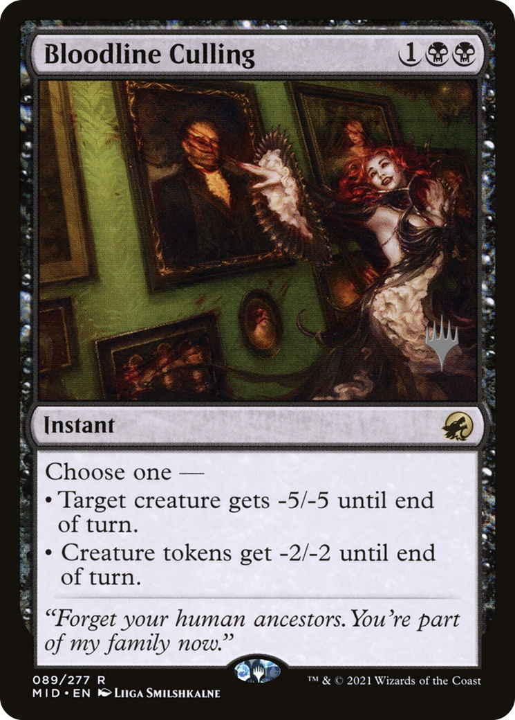 Bloodline Culling - Innistrad: Midnight Hunt Promos