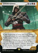 Edward Kenway (Showcase) (Textured Foil): (Showcase) (Borderless) [Assassin's Creed] Foil