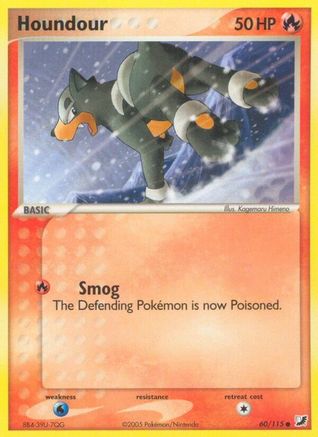 Houndour - 60/115 [Unseen Forces] - Reverse Holofoil