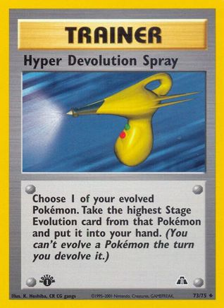 Hyper Devolution Spray 073 [Neo Discovery]  - 1st Edition