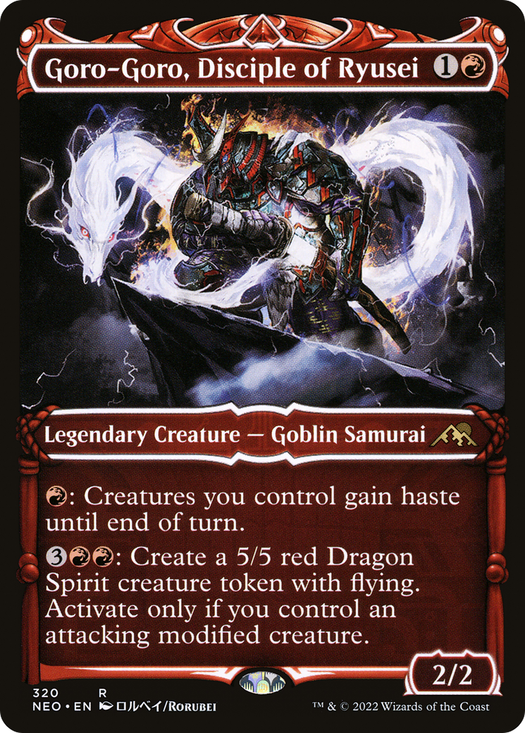 Goro-Goro, Disciple of Ryusei (Showcase): (Showcase) [Kamigawa: Neon Dynasty]
