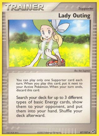Lady Outing - 87/107 [Deoxys] - Reverse Holofoil