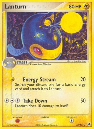 Lanturn - 40/115 [Unseen Forces] - Reverse Holofoil
