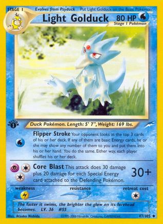 Light Golduck - 47/105 [WOTC Neo Destiny] - 1st Edition