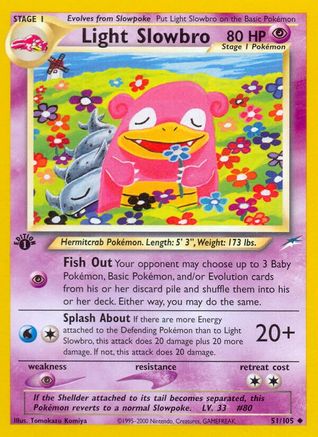 Light Slowbro - 51/105 [WOTC Neo Destiny] - 1st Edition