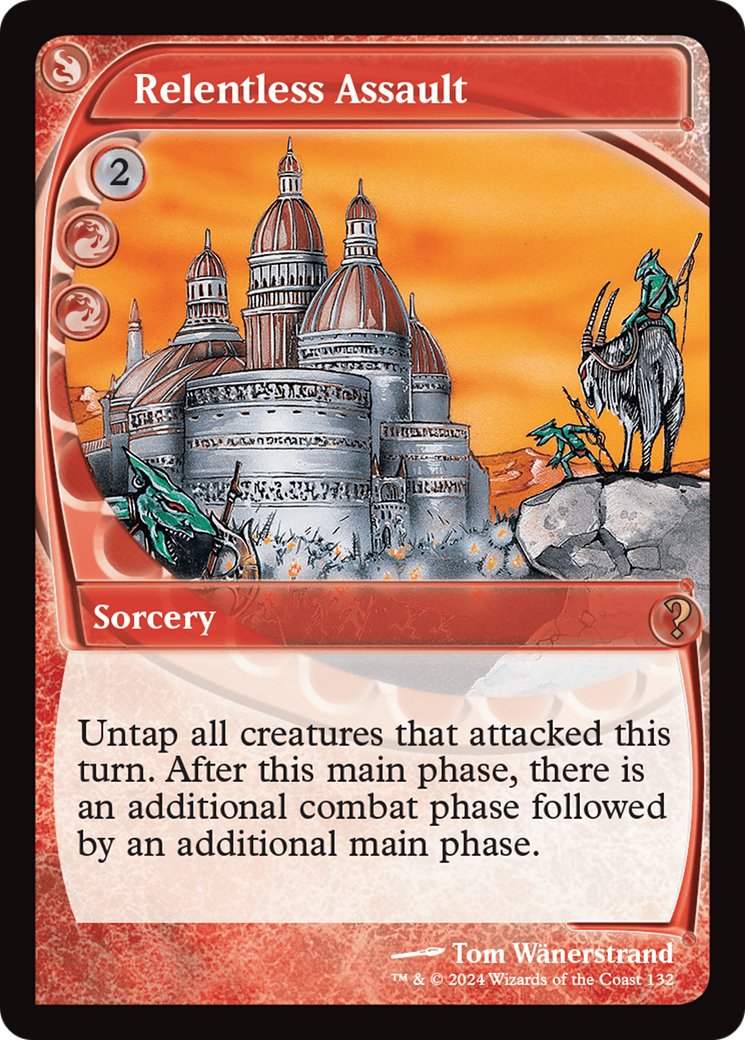 Relentless Assault (Future Sight) - [Mystery Booster 2]