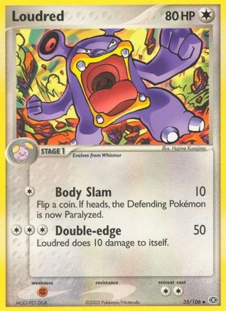 Loudred [Emerald]  - Reverse Holofoil
