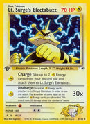 Lt. Surge's Electabuzz (6) (6) 006  - Unlimited Holofoil Gym Heroes - Holo Rare